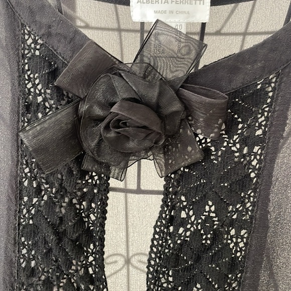 PHILOSOPHY DI ALBERTA FERRETTI SEMI SHEER BLOUSE - Picture 3 of 8